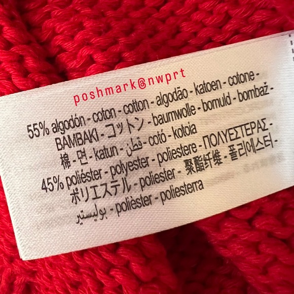 [SET] ZARA 🍓 Knit Cardigan Sweater Cami Tank Top Red XS S - Picture 9 of 16